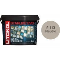 Купить Литокол Starlike Evo Эпоксидная затирка S.113 NEUTRO (нейтральный) 5кг оптом в Москве от производителя