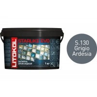 Купить Литокол Starlike Evo Эпоксидная затирка S.130 GRIGIO ARDESIA (серый шифер) 1кг оптом в Москве от производителя