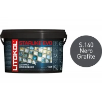 Купить Литокол Starlike Evo Эпоксидная затирка S.140 NERO GRAFITE (графитовый) 1кг оптом в Москве от производителя