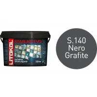 Купить Литокол Starlike Evo Эпоксидная затирка S.140 NERO GRAFITE (графитовый) 2,5кг оптом в Москве от производителя