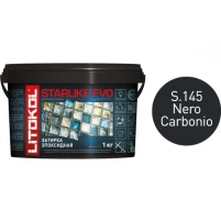 Купить Литокол Starlike Evo Эпоксидная затирка S.145 NERO CARBONIO (черный) 1кг оптом в Москве от производителя