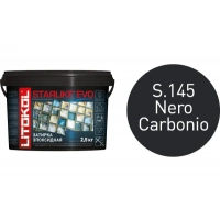 Купить Литокол Starlike Evo Эпоксидная затирка S.145 NERO CARBONIO (черный) 2,5кг оптом в Москве от производителя