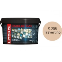 Купить Литокол Starlike Evo Эпоксидная затирка S.205 TRAVERTINO (бежевый) 1кг оптом в Москве от производителя