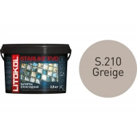 Купить Литокол Starlike Evo Эпоксидная затирка S.210 GREIGE (серо-бежевый) 2,5кг оптом в Москве от производителя