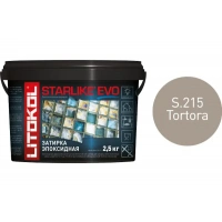 Купить Литокол Starlike Evo Эпоксидная затирка S.215 TORTORA (серо-коричневый) 2,5кг оптом в Москве от производителя