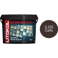 Купить Литокол Starlike Evo Эпоксидная затирка S.235 CAFFE (кофе) 5кг оптом в Москве от производителя
