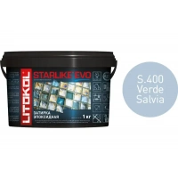 Купить Литокол Starlike Evo Эпоксидная затирка S.400 VERDE SALVIA (светло-голубой) 1кг оптом в Москве от производителя