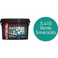 Купить Литокол Starlike Evo Эпоксидная затирка S.410 VERDE SMERALDO (изумруд) 2,5кг оптом в Москве от производителя