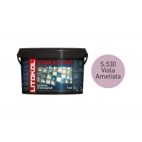 Купить Литокол Starlike Evo Эпоксидная затирка S.530 VIOLA AMETISTA (аметист) 1кг оптом в Москве от производителя