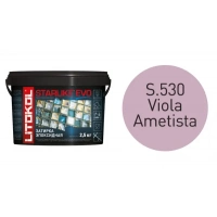 Купить Литокол Starlike Evo Эпоксидная затирка S.530 VIOLA AMETISTA (аметист) 2,5кг оптом в Москве от производителя
