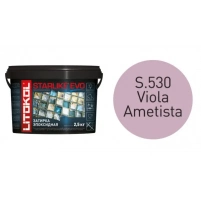 Купить Литокол Starlike Evo Эпоксидная затирка S.530 VIOLA AMETISTA (аметист) 2,5кг оптом в Москве от производителя