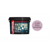 Купить Литокол Starlike Evo Эпоксидная затирка S.530 VIOLA AMETISTA (аметист) 5кг оптом в Москве от производителя
