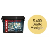 Купить Литокол Starlike Evo Эпоксидная затирка S.600 GIALLO VANIGLIA (ваниль) 2,5кг оптом в Москве от производителя