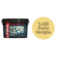 Купить Литокол Starlike Evo Эпоксидная затирка S.600 GIALLO VANIGLIA (ваниль) 2,5кг оптом в Москве от производителя