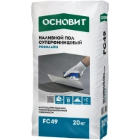 Купить Цементно-полимерный суперфинишный пол ОСНОВИТ Ровилайн FC49, 20 кг оптом в Москве от производителя