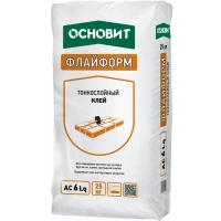 Купить Клей для укладки брусчатки и камня тонкослойный ОСНОВИТ ФЛАЙФОРМ AC6 Lq , 25 кг оптом в Москве от производителя