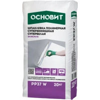 Купить Шпатлевка полимерная суперфинишная Основит Элисикс PP37 W белая, 20 кг оптом в Москве от производителя