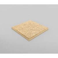 Купить Панель акустическая «Фиброплан» f1,5 600х600х18мм без фаски неокрашенная, цемент белый оптом в Москве от производителя