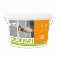 Купить Перфекта «ЭкоКрафт» Шпаклевка Гипсовая высокопрочная для заделки стыков ГКЛ и ГВЛ, 5 кг оптом в Москве от производителя