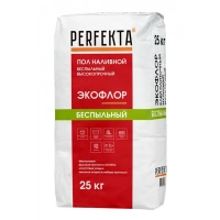 Купить Наливной пол Перфекта Экофлор» Быстротвердеющий  беспылевой, 25 кг оптом в Москве от производителя