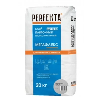 Купить Плиточный клей для укладки крупноформатных плит Перфекта Мегафлекс C2 TE S2 Серый, 20 кг оптом в Москве от производителя