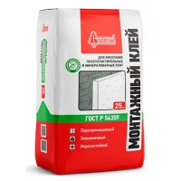 Купить Монтажный клей Старатели для крепления пенополистирольных и минераловатных плит, 25 кг оптом в Москве от производителя