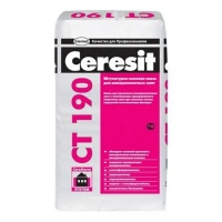 Купить Смесь штукатурно-клеевая для минераловатных плит ЦЕРЕЗИТ CT 190, 25кг оптом в Москве от производителя