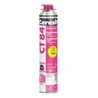 Купить Клей для крепления плит из пенополистирола (полиуретановый) ЦЕРЕЗИТ CT 84, 850мл оптом в Москве от производителя