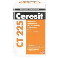 Купить Шпаклевка фасадная финишная серая ЦЕРЕЗИТ СТ225, 25кг оптом в Москве от производителя