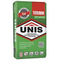Купить ЮНИС ТЕПЛОН Армированный штукатурка гипсовая 30 кг серый оптом в Москве от производителя