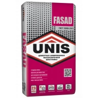 Купить Шпаклевка высокопрочная, финишная Юнис ФАСАД Серый, 20 кг оптом в Москве от производителя