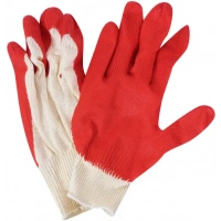 Купить Перчатки трикотажные с натуральным латексным обливом, 13 класс// Россия 67724 оптом в Москве от производителя