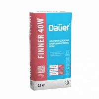 Купить Dauer Finner 40W Шпатлевка цементная армированная базовая белая 25 кг оптом в Москве от производителя