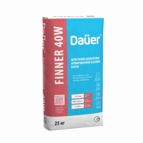 Купить Dauer Finner 40W Шпатлевка цементная армированная базовая белая 25 кг оптом в Москве от производителя