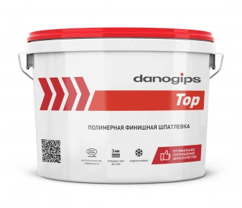 Купить Шпатлевка полимерная финишная DANOGIPS TOP  16,5 кг(10л) оптом в Москве от производителя