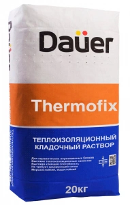 Купить Теплоизоляционная кладочная смесь Dauer «THERMOFIX/ТЕРМОФИКС», 20 кг оптом в Москве от производителя