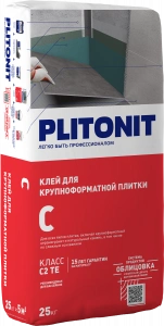 Купить PLITONIT С Клей для плитки по сложным основаниям, класс С2ТЕ 25 кг  (48шт/подд.) оптом в Москве от производителя