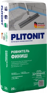 Купить PLITONIT Финиш Ровнитель быстротвердеющий самовыравнивающийся финишный 20 кг  (48шт/подд.) оптом в Москве от производителя