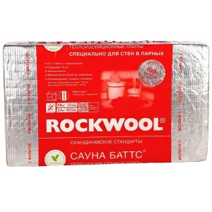 Купить Rockwool Сауна Баттс 1000х600х100мм (2,4м2=0,24м3) (4шт) оптом в Москве от производителя