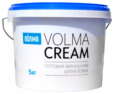 Купить Готовая полимерная финишная шпаклевка Волма Volma Cream  5 кг оптом в Москве от производителя