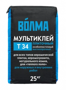 Купить Клей плиточный Волма МультиКлей универсальный, 25 кг оптом в Москве от производителя