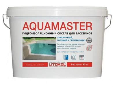 Купить Литокол AQUAMASTER гидроизоляция 10кг оптом в Москве от производителя