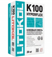 Купить Клей для плитки Litokol Hyperflex K100 Серый 20 кг оптом в Москве от производителя