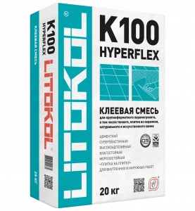 Купить Клей для плитки Litokol Hyperflex K100 Серый 20 кг оптом в Москве от производителя