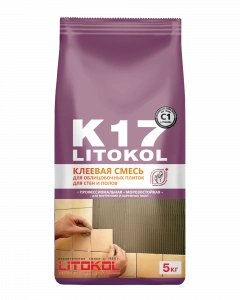 Купить Клей для плитки Litokol K17 5 кг оптом в Москве от производителя