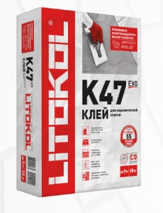 Купить Клей для плитки Litokol Litoplus K47 25 кг оптом в Москве от производителя