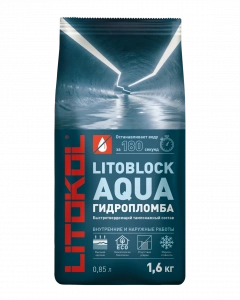 Купить Литокол LITOBLOCK AQUA гидропломба 1,6 кг оптом в Москве от производителя