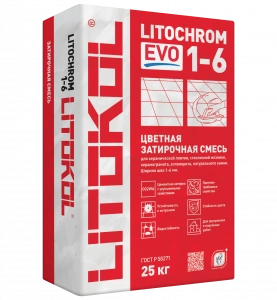 Купить Литокол Litochrom 1-6 EVO LE.115 затирочная смесь Светло-серый  25кг оптом в Москве от производителя