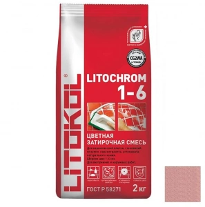 Купить Литокол Litochrom затирка 1-6 С.180 Розовый фламинго 2кг оптом в Москве от производителя