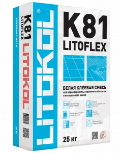 Купить Клей для плитки Литокол LitoFlex K81 клей Белый 25кг оптом в Москве от производителя